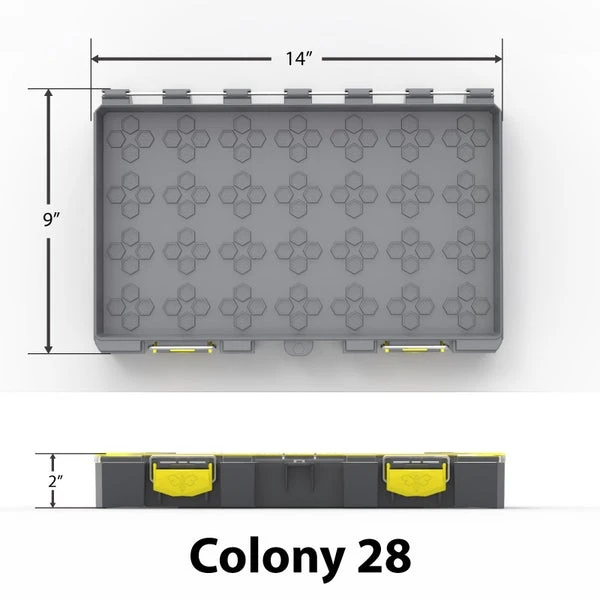 Fishin' World Buzbe Empty Colony 28 Modular Tackle Box Storage 2 Fishin' World Buzbe Empty Colony 28 Modular Tackle Box Storage