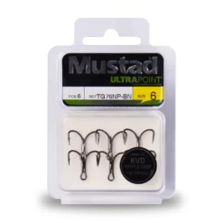 Mustad Kvd Triple Grip Treble 2X Strong 1X Strong Hooks And Terminal Tackle